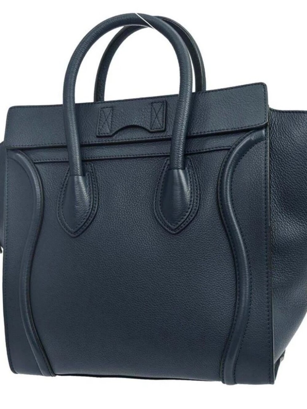 Celine Navy Mini Luggage Tote Bag F-AT-0183 F-PA-0193 196989 - Picture 2 of 14